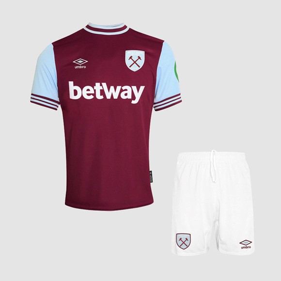 Camiseta West Ham Replica Primera Ropa Niño 2024/25